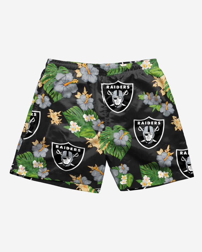 Las Vegas Raiders Floral Swimming Trunks FOCO - FOCO.com