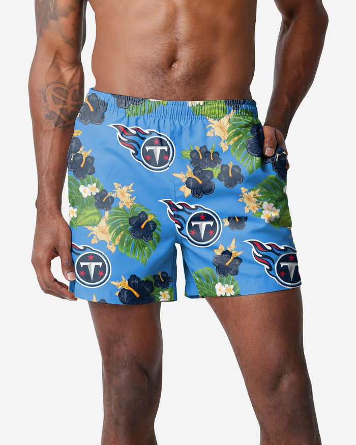 Tennessee Titans Floral Swimming Trunks FOCO S - FOCO.com