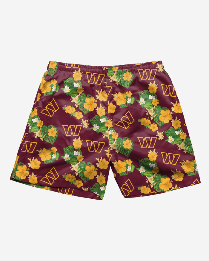 Washington Commanders Floral Swimming Trunks FOCO - FOCO.com