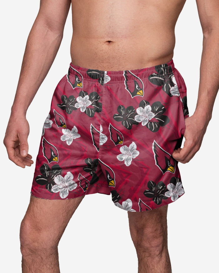 Arizona Cardinals Hibiscus Swimming Trunks FOCO S - FOCO.com