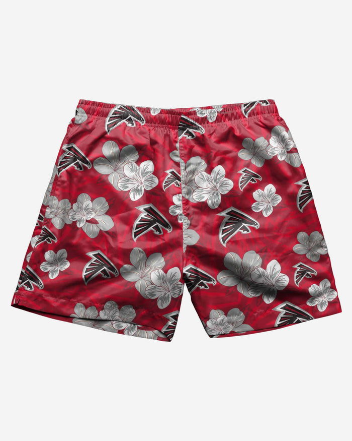 Atlanta Falcons Hibiscus Swimming Trunks FOCO - FOCO.com