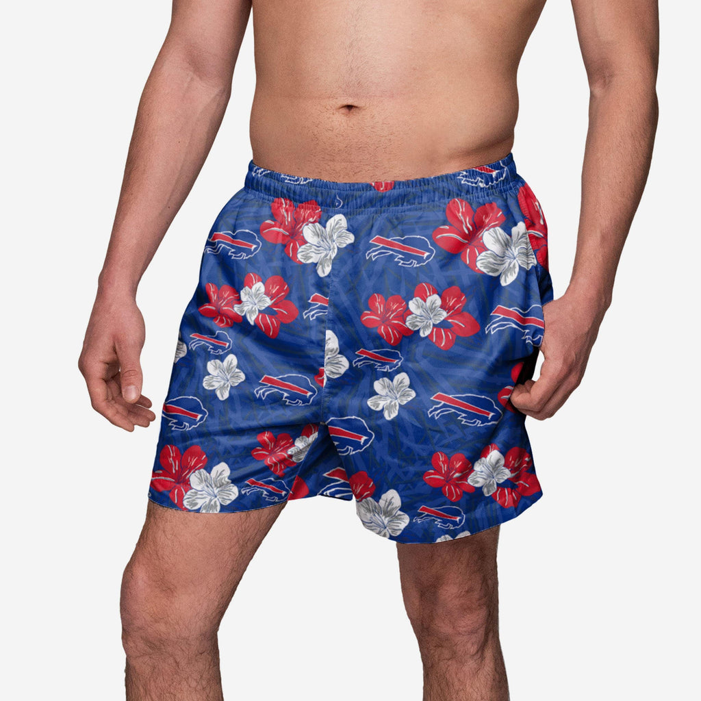 Buffalo Bills Hibiscus Swimming Trunks FOCO S - FOCO.com