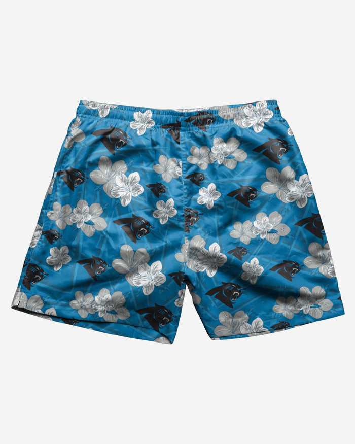 Carolina Panthers Hibiscus Swimming Trunks FOCO - FOCO.com