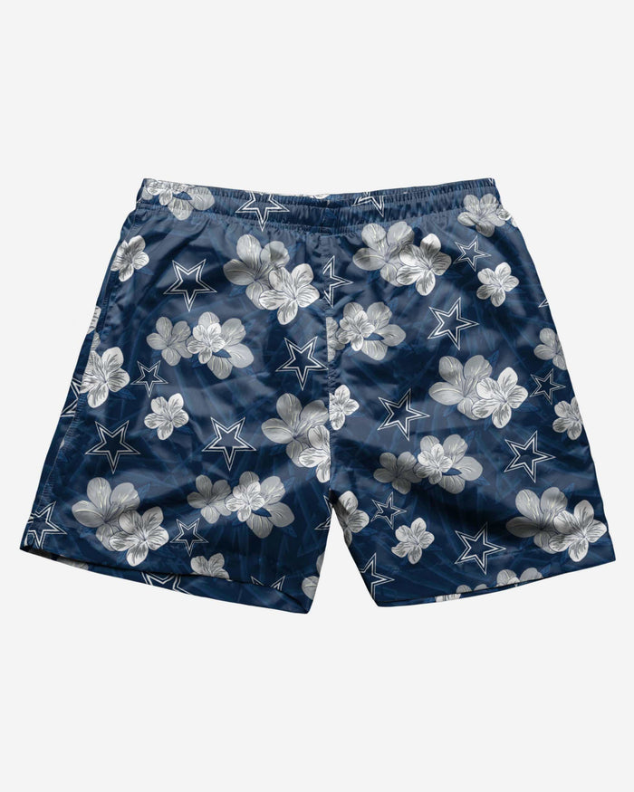 Dallas Cowboys Hibiscus Swimming Trunks FOCO - FOCO.com