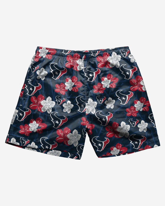 Houston Texans Hibiscus Swimming Trunks FOCO - FOCO.com