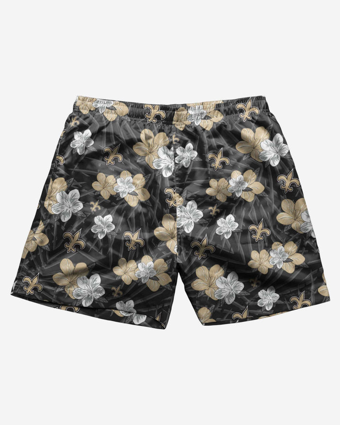 New Orleans Saints Hibiscus Swimming Trunks FOCO - FOCO.com