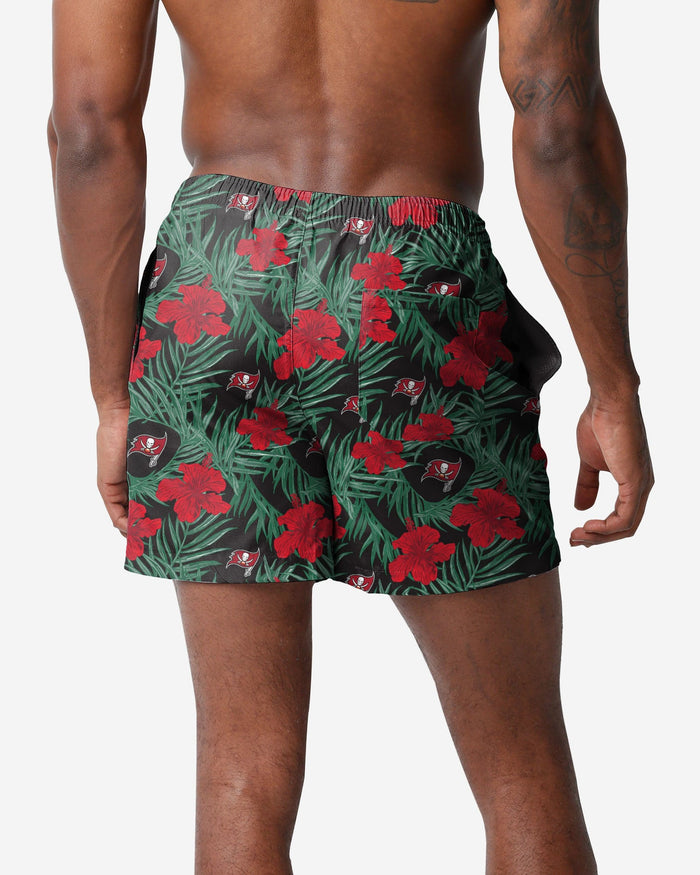 Tampa Bay Buccaneers Hibiscus Swimming Trunks FOCO - FOCO.com