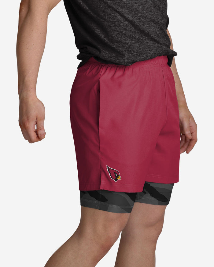 Arizona Cardinals Team Color Camo Liner Shorts FOCO S - FOCO.com