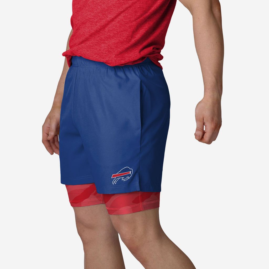 Buffalo Bills Team Color Camo Liner Shorts FOCO S - FOCO.com