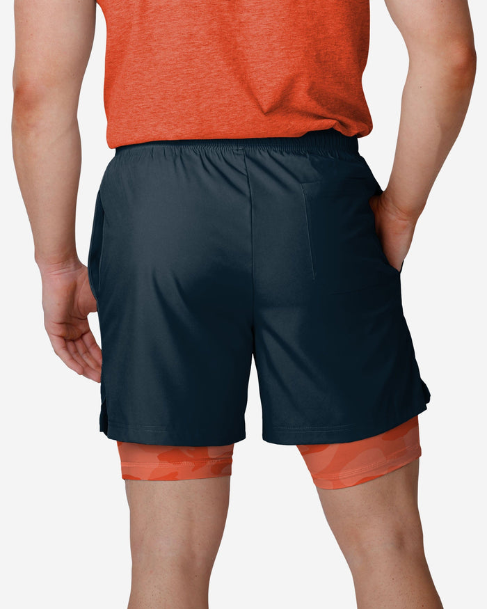 Chicago Bears Team Color Camo Liner Shorts FOCO - FOCO.com