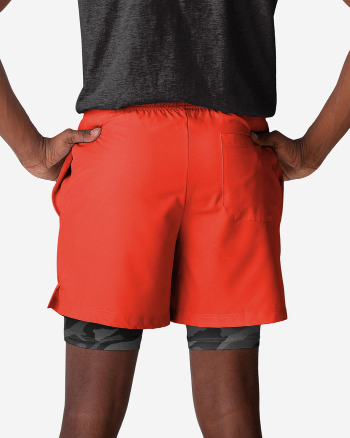 Cleveland Browns Team Color Camo Liner Shorts FOCO - FOCO.com