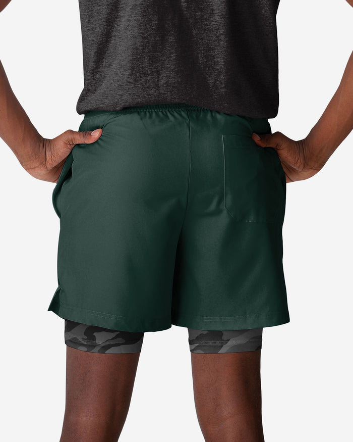 Green Bay Packers Team Color Camo Liner Shorts FOCO - FOCO.com