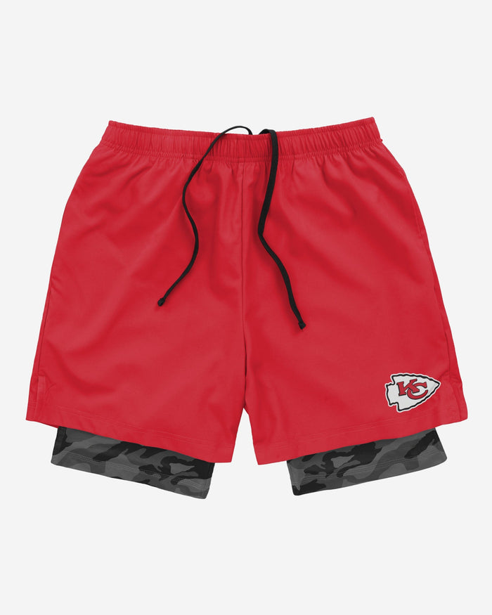 Kansas City Chiefs Team Color Camo Liner Shorts FOCO - FOCO.com