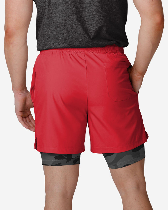 Kansas City Chiefs Team Color Camo Liner Shorts FOCO - FOCO.com