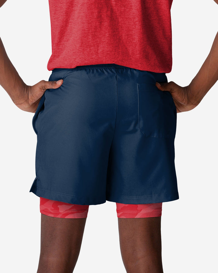 New England Patriots Team Color Camo Liner Shorts FOCO - FOCO.com