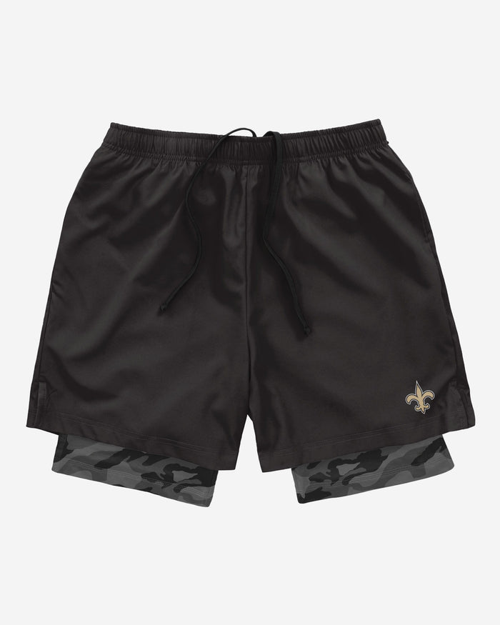 New Orleans Saints Team Color Camo Liner Shorts FOCO - FOCO.com