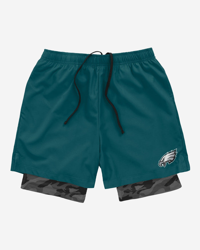 Philadelphia Eagles Team Color Camo Liner Shorts FOCO - FOCO.com