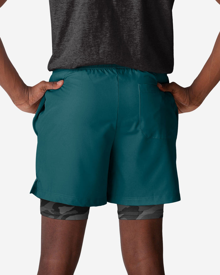 Philadelphia Eagles Team Color Camo Liner Shorts FOCO - FOCO.com