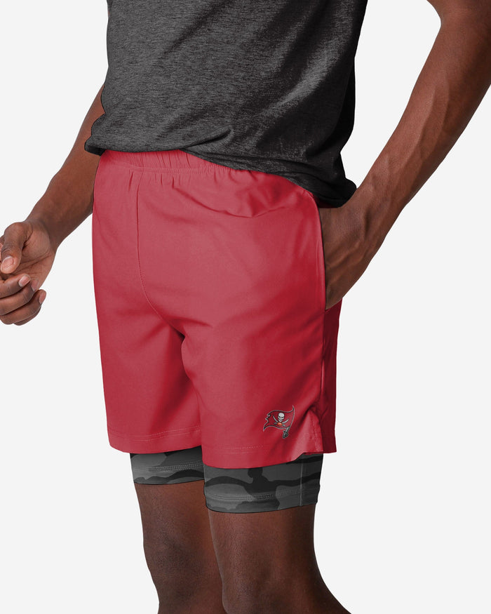 Tampa Bay Buccaneers Team Color Camo Liner Shorts FOCO S - FOCO.com