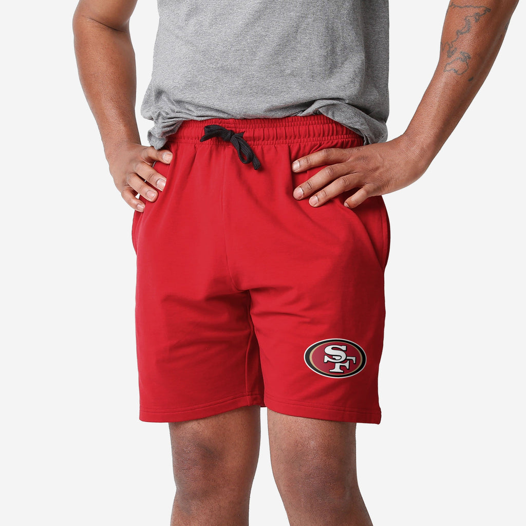 San Francisco 49ers Team Color Woven Shorts FOCO S - FOCO.com