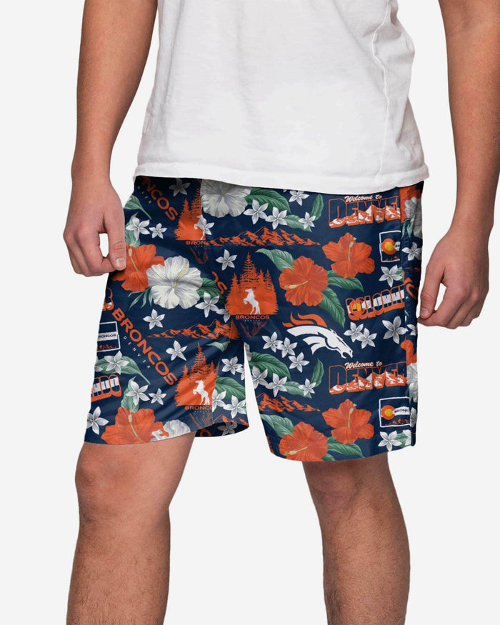 Denver Broncos City Style Swimming Trunks FOCO S - FOCO.com