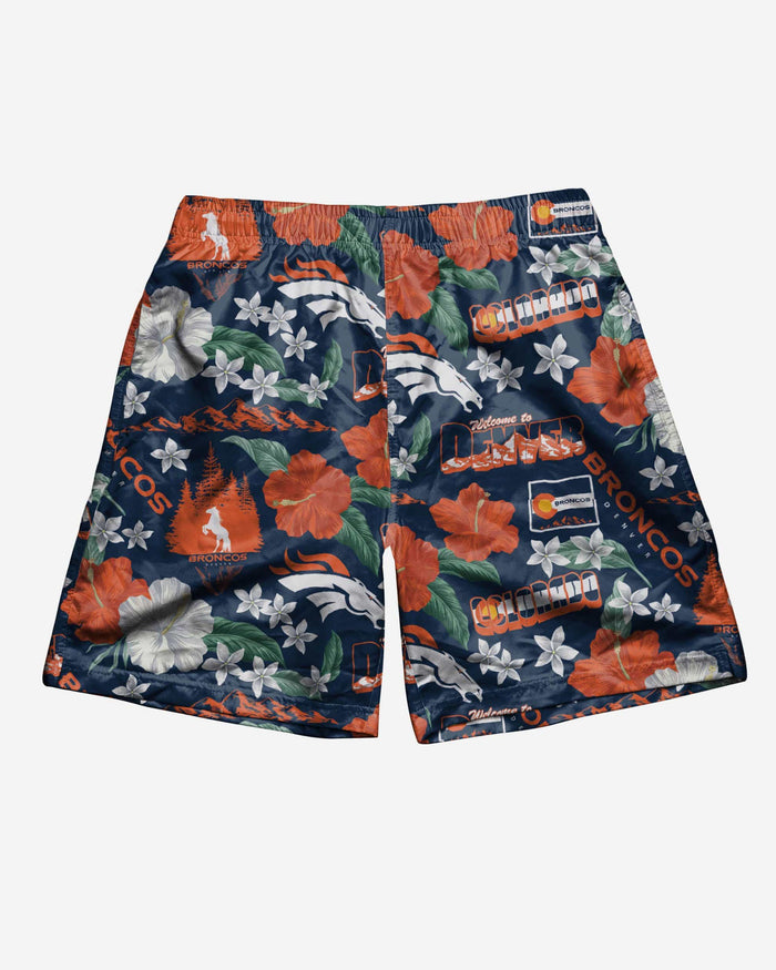 Denver Broncos City Style Swimming Trunks FOCO - FOCO.com