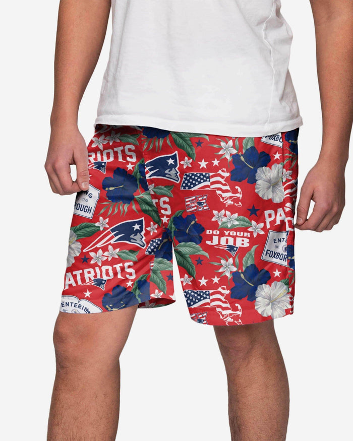 New England Patriots City Style Swimming Trunks FOCO S - FOCO.com