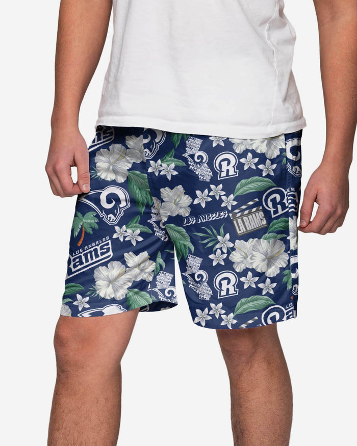 Los Angeles Rams City Style Swimming Trunks FOCO S - FOCO.com