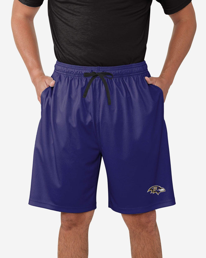 Baltimore Ravens Team Workout Training Shorts FOCO S - FOCO.com