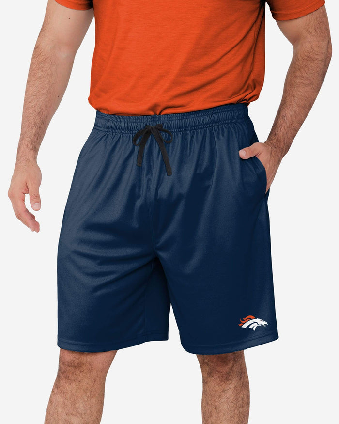 Denver Broncos Team Workout Training Shorts FOCO S - FOCO.com