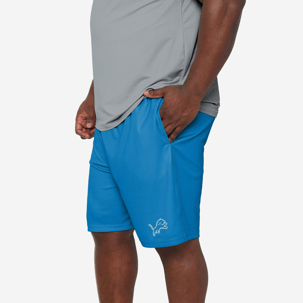 Detroit Lions Team Workout Training Shorts FOCO S - FOCO.com