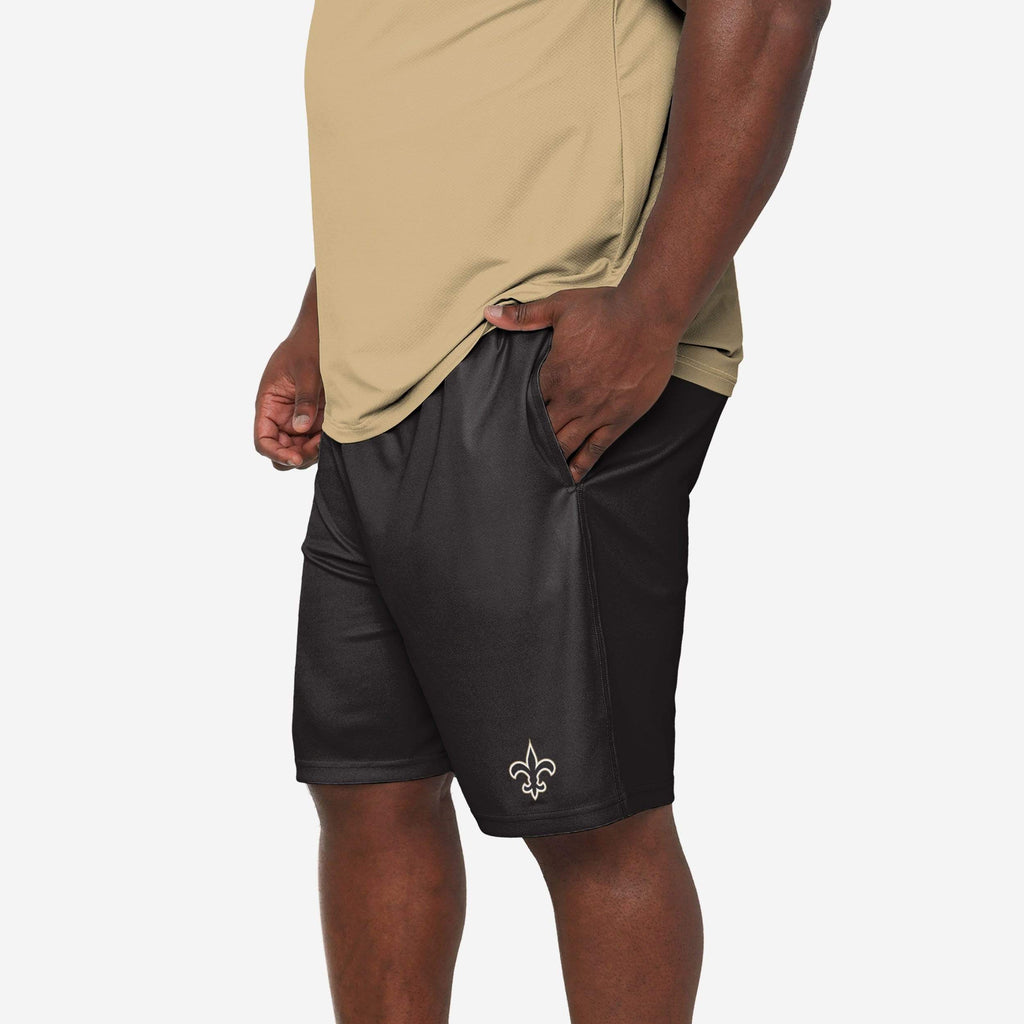 New Orleans Saints Team Workout Training Shorts FOCO S - FOCO.com