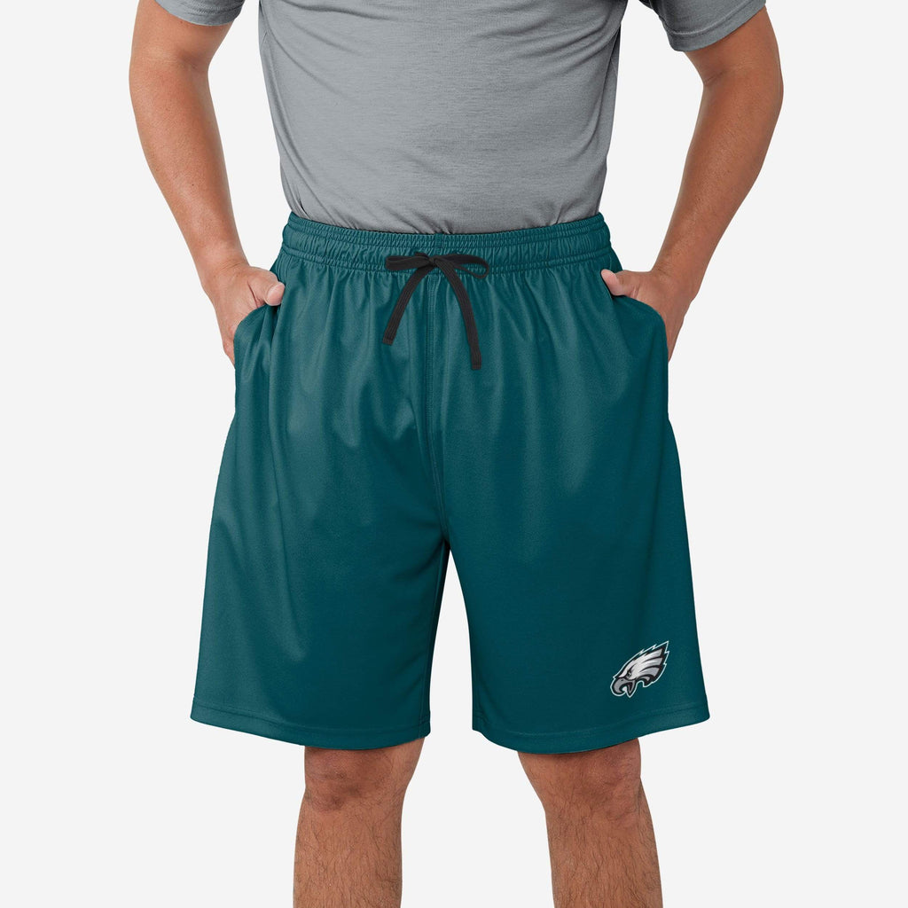 Philadelphia Eagles Team Workout Training Shorts FOCO S - FOCO.com