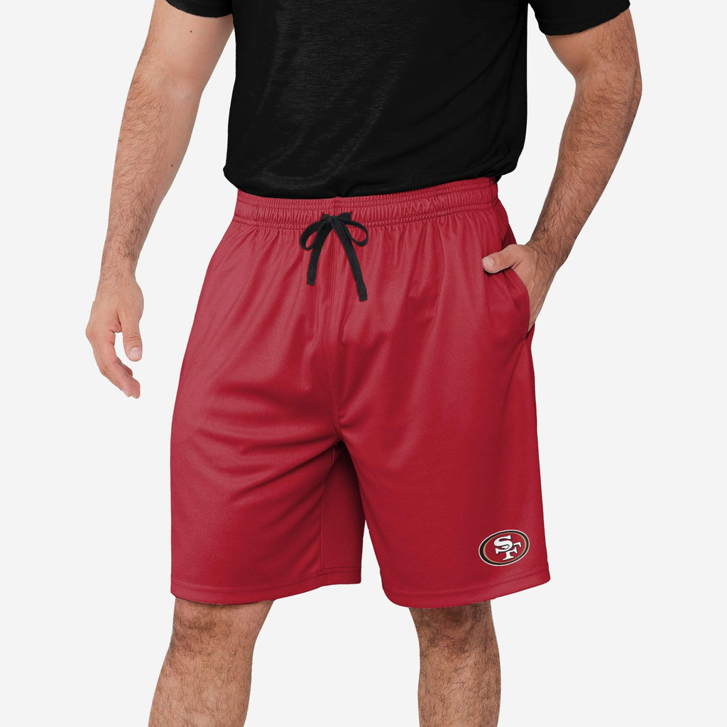 San Francisco 49ers Team Workout Training Shorts FOCO S - FOCO.com