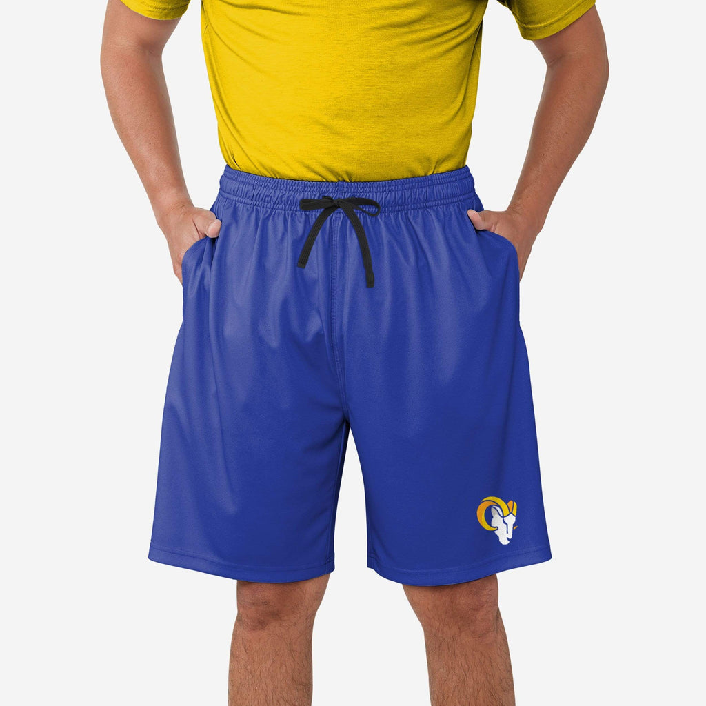 Los Angeles Rams Team Workout Training Shorts FOCO S - FOCO.com