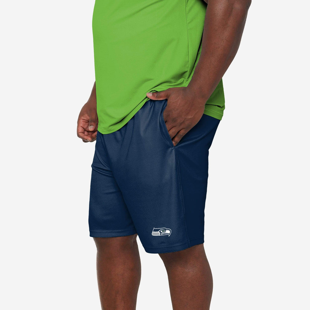 Seattle Seahawks Team Workout Training Shorts FOCO S - FOCO.com