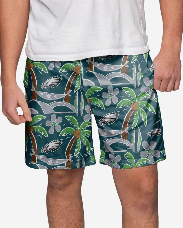 Philadelphia Eagles Tropical Swimming Trunks FOCO S - FOCO.com