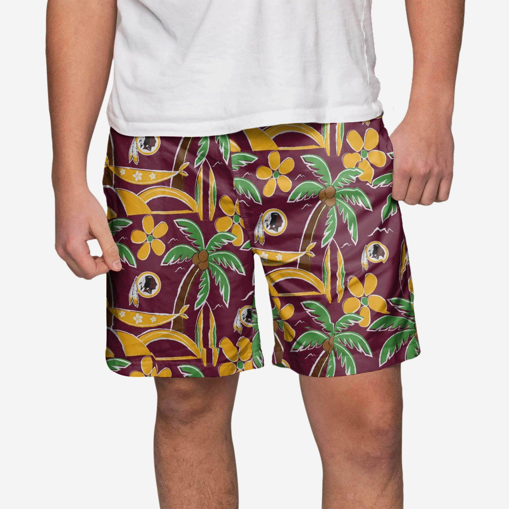 Washington Commanders Tropical Swimming Trunks FOCO S - FOCO.com