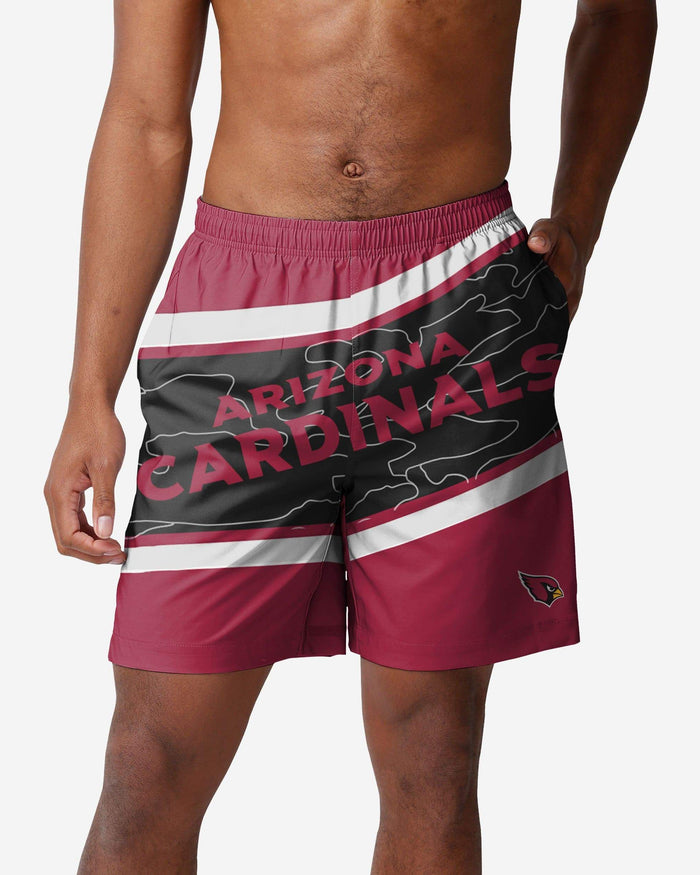 Arizona Cardinals Big Wordmark Swimming Trunks FOCO S - FOCO.com