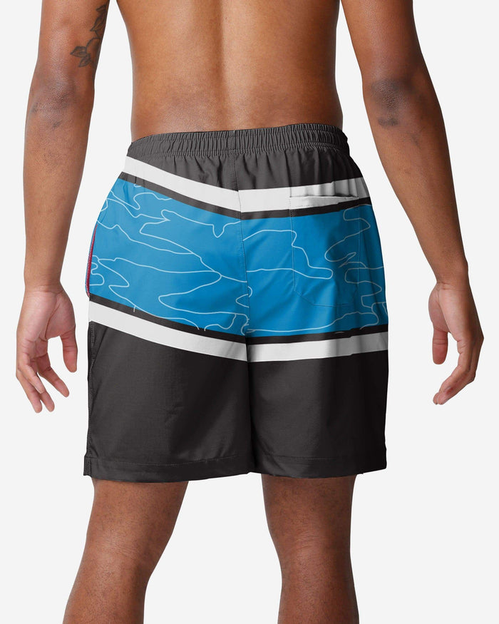 Carolina Panthers Big Wordmark Swimming Trunks FOCO - FOCO.com