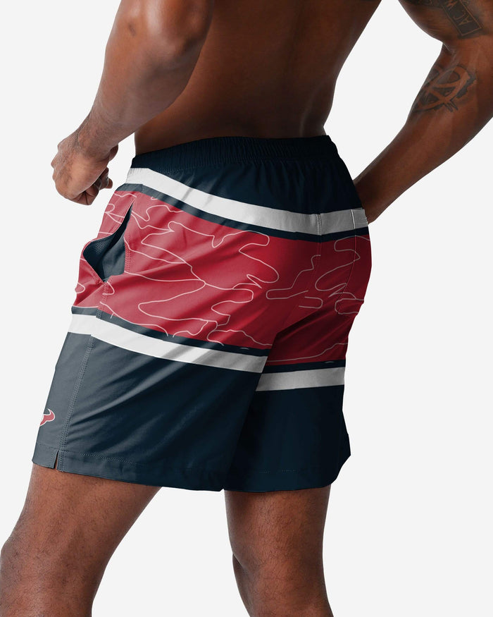 Houston Texans Big Wordmark Swimming Trunks FOCO - FOCO.com