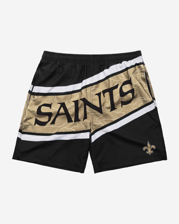 New Orleans Saints Big Wordmark Swimming Trunks FOCO - FOCO.com