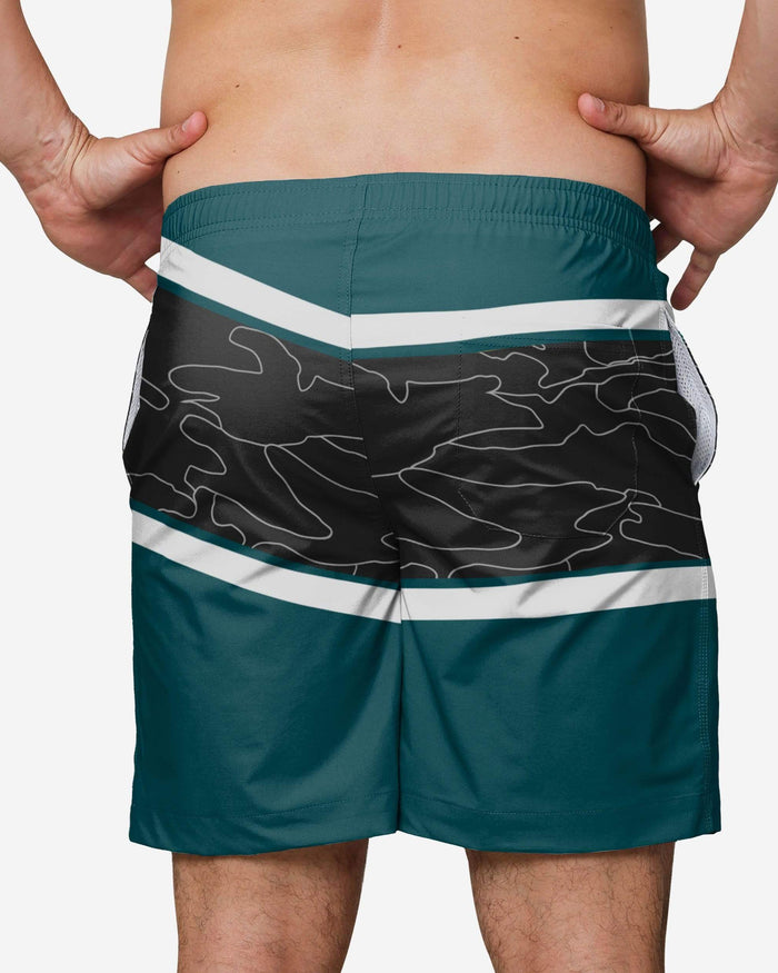 Philadelphia Eagles Big Wordmark Swimming Trunks FOCO - FOCO.com