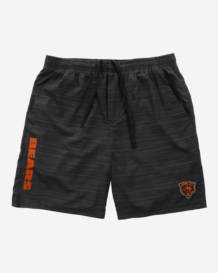 Chicago Bears Heathered Black Woven Liner Shorts FOCO - FOCO.com