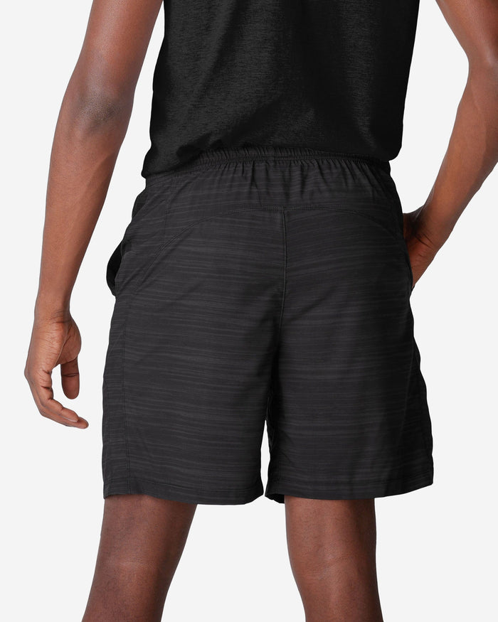 New Orleans Saints Heathered Black Woven Liner Shorts FOCO - FOCO.com