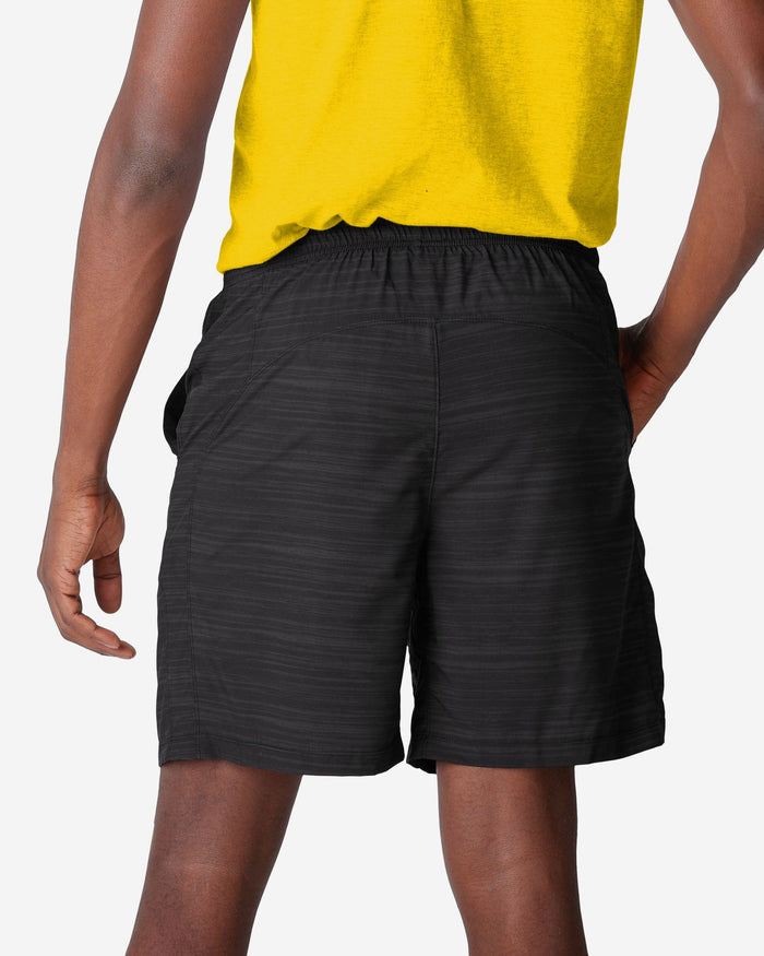 Los Angeles Rams Heathered Black Woven Liner Shorts FOCO - FOCO.com