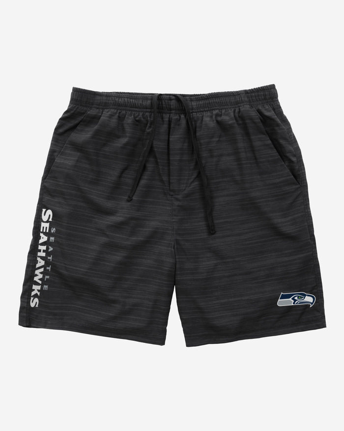 Seattle Seahawks Heathered Black Woven Liner Shorts FOCO - FOCO.com