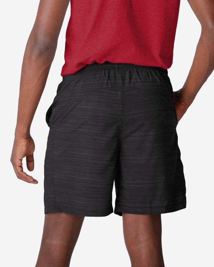 Tampa Bay Buccaneers Heathered Black Woven Liner Shorts FOCO - FOCO.com