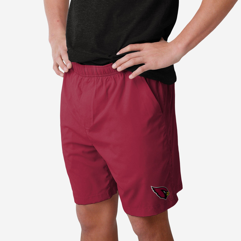 Arizona Cardinals Solid Woven Shorts FOCO S - FOCO.com