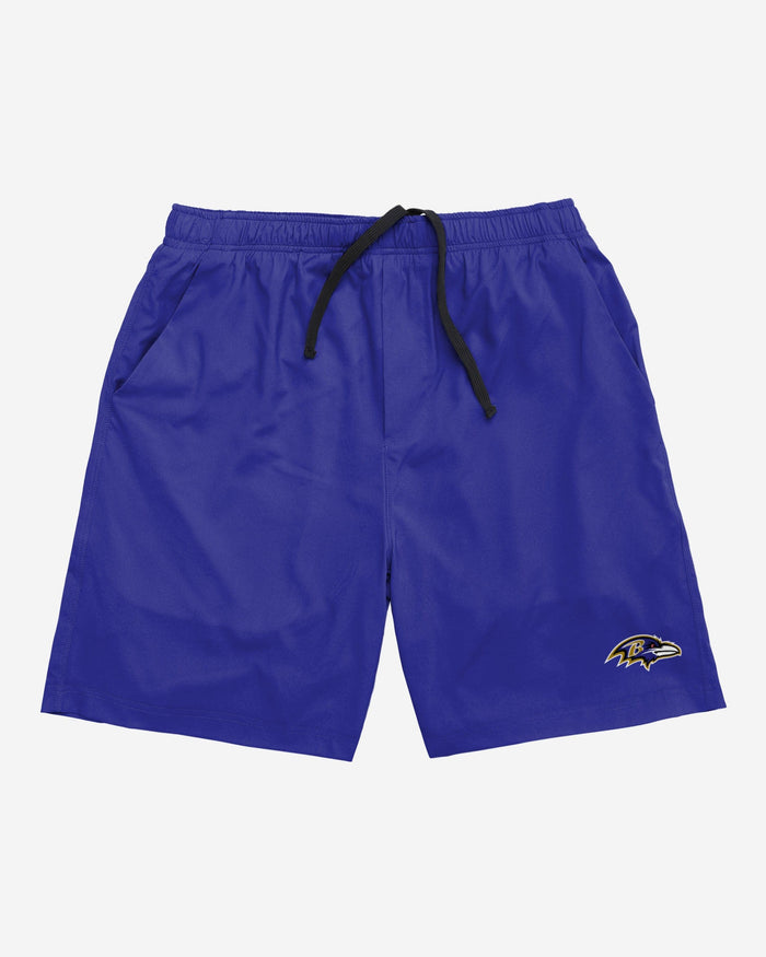 Baltimore Ravens Solid Woven Shorts FOCO - FOCO.com